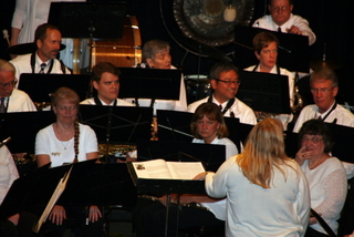 A view of the band.