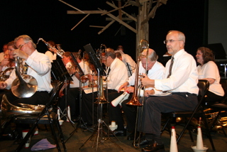 A view of the band.